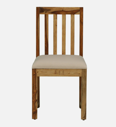Wooden Frame Dining Table Set with Rustic Chairs and Rectangular Top Design - Image 5