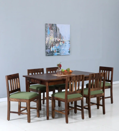 Dining Set with Modern Legs and Smooth Polish – Ideal for Urban Family Dining
