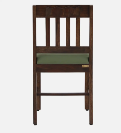 Square Sheesham Dining Set for Studio Living with Wooden Table and Cushion Seats - Image 3