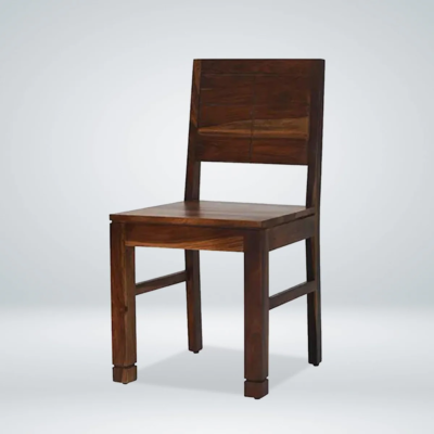 Luruno Wooden 6 Seater Dining Table Set in Teak Finish - Image 4