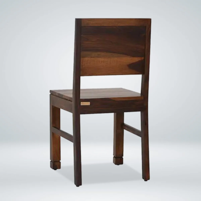 Luruno Wooden 6 Seater Dining Table Set in Teak Finish - Image 5