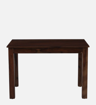 Wooden Compact Dining Set for Four with Upholstered Chairs and Sturdy Legs - Image 5