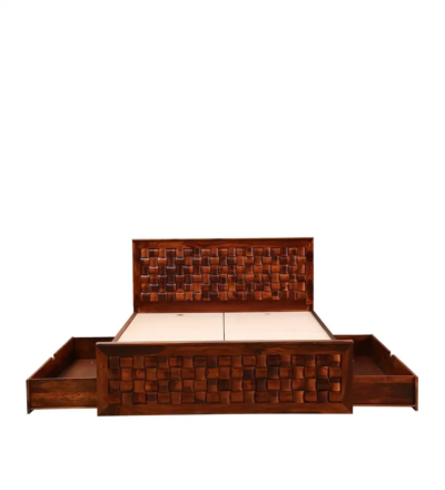 Plushio Wooden Bed Design With Drawer Storage Bed By Sarve Furniture - Image 8