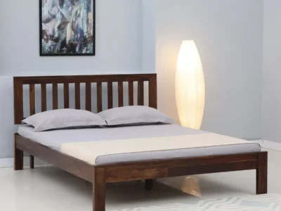 Crafted elegance bed without storage by Sarve Furniture – premium wooden bed with elegant design