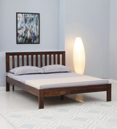 Crafted elegance bed without storage by Sarve Furniture – premium wooden bed with elegant design