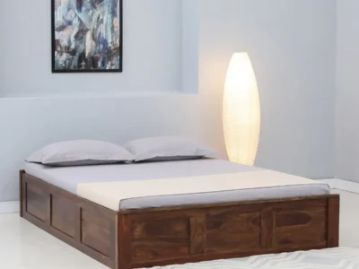 Serenity Sheesham Wood Bed with Storage Drawers by Sarve Furniture