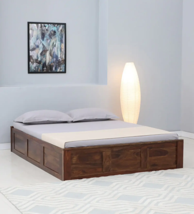 Serenity Sheesham Wood Bed with Storage Drawers by Sarve Furniture