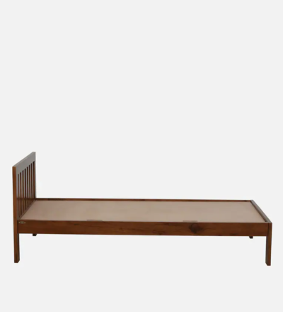 Vintage Sheesham Single Bed with Carved Footboard By Sarve Furniture - Image 7