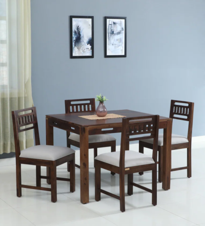 Best Sheesham Dining Table Set for Indian Homes with Home Delivery