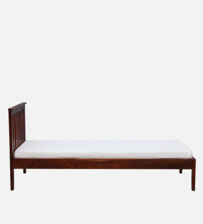 Light Weight Single Bed in Sheesham with Simple Design By Sarve Furniture - Image 5