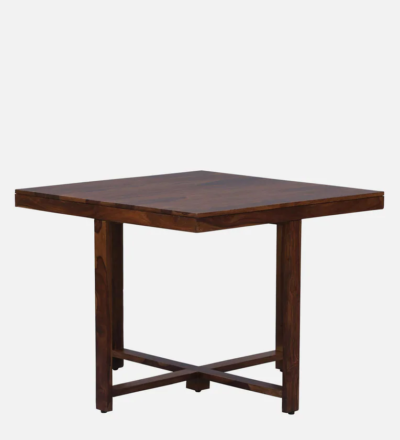 Elegant 4 Chair Dining Table Set with Smooth Polished Wood Finish - Image 5