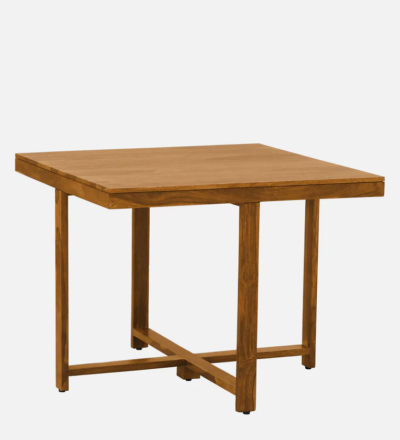 Neutral Finish Dining Set with Carved Table and Four Comfortable Wooden Chairs - Image 12