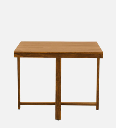 Neutral Finish Dining Set with Carved Table and Four Comfortable Wooden Chairs - Image 4