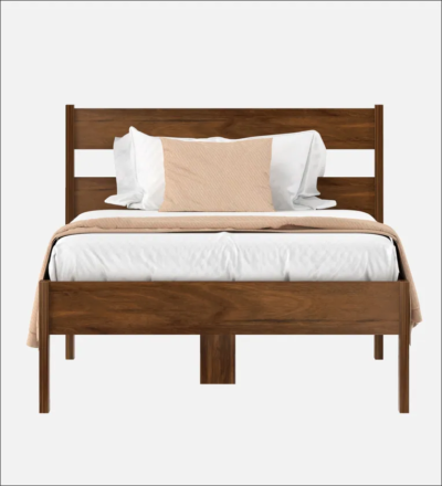 Designer Finish Single Bed in Sheesham for Guest Room By Sarve Furniture - Image 5