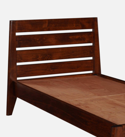 Solid Frame Single Bed in Sheesham for Everyday Use By Sarve Furniture - Image 3