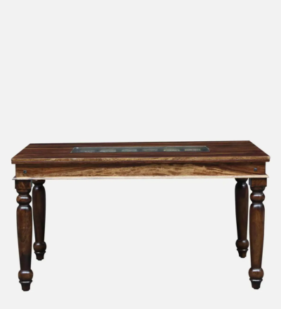 Compact Dining Set 6 Seater with High Back Chairs and Small Rectangular Table - Image 10