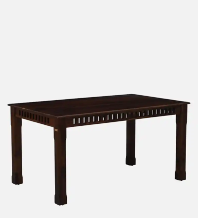 Premium Wood Dining Table for Daily Use with Strong and Stylish Base - Image 5