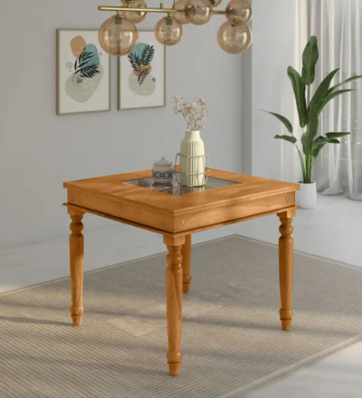 Elegant Wooden Dining Table Set for Modern Homes and Urban Kitchens - Image 4