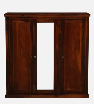 Solid Sheesham Wood Wardrobe 3 Door for Bedroom By Sarve Furniture - Image 7