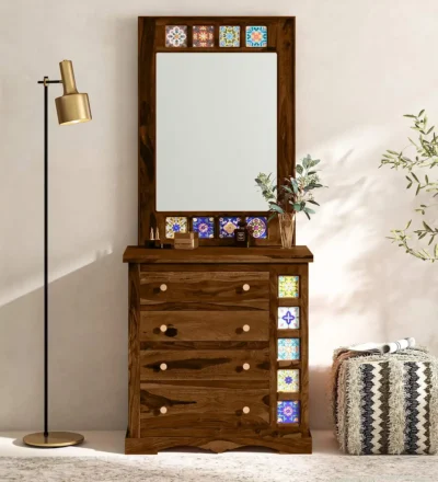 Solid Wood Dressing Table for Bedroom By Sarve Furniture Online - Image 3