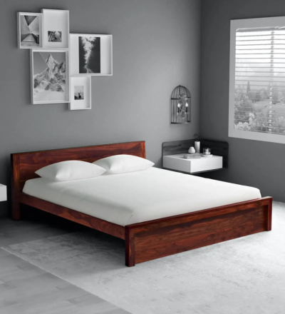 Premium Wooden Bed Frame with Designer Headboard By Sarve Furniture - Image 2