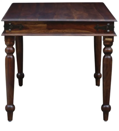 Solid Wood Dining Set for Six People with Comfortable Seating Arrangement - Image 3