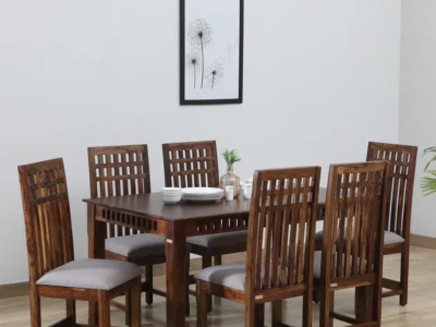 Dining Set For Home Sheesham Wood 6 Seater Dining Set By Sarve Furniture