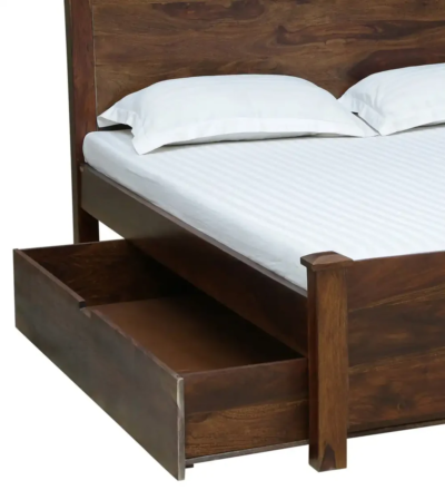 Royal Rest Canopy Bed Storage Bed Buy Wooden Bed India In Sarve Furniture - Image 6