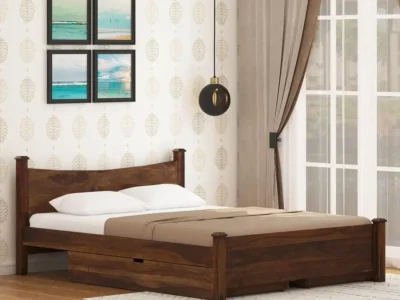 Royal Rest Canopy Bed with Storage – Queen Size