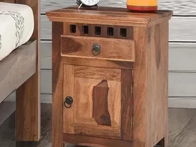 Juber Solid Wood Bedside Tables