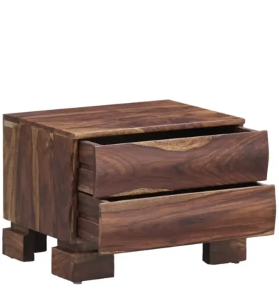Kalsi Sheesham Wood Bedside Table - Image 4
