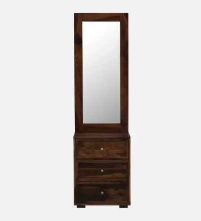 Traditional Wooden Dressing Table in Sheesham Wood Finish By Sarve Furniture - Image 3