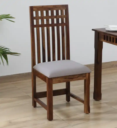 Lasis Solid Sheesham Wood Chairs (Set Of 2)