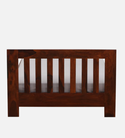 Sturdy Single Bed for Teenagers in Sheesham Wood with Polished Headboard - Image 8
