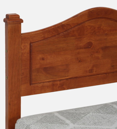 Sleek Single Bed in Sheesham with Matte Polish and Supportive Frame - Image 7