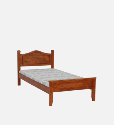 Sleek Single Bed in Sheesham with Matte Polish and Supportive Frame - Image 5