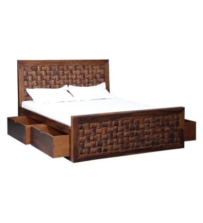 UrbanRest Metal Frame Bed Storage with Drawers By Sarve Furniture - Image 4