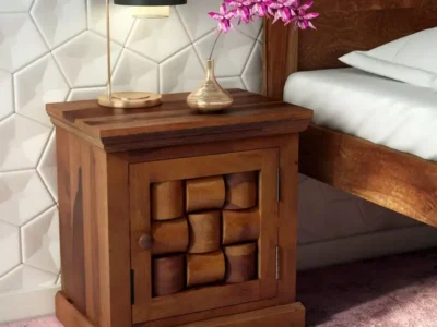 Rating Solid Wood Sheesham Bedside Table