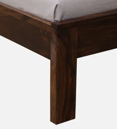 Relivent Sheesham Wood Single Bed In Provincial Teak Finish - Image 5