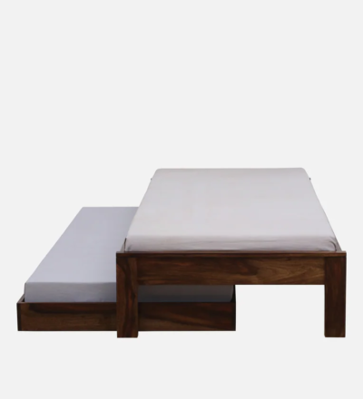 Designer Leg Single Bed in Sheesham With Trundle By Sarve Furniture - Image 10