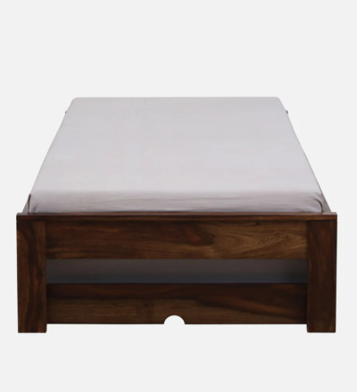 Designer Leg Single Bed in Sheesham With Trundle By Sarve Furniture - Image 8