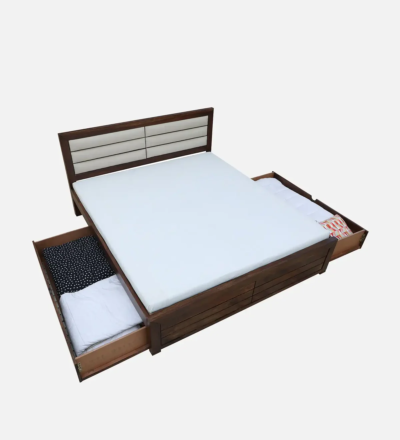 Indian Rosewood Storage Beds with Drawer By Sarve Furniture - Image 6