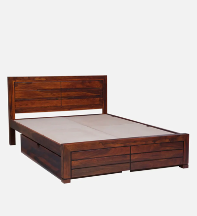 Paradise Natural Wood Bed Storage Beds With Drawer By Sarve FUr - Image 4