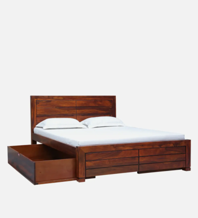 Paradise Natural Wood Bed Storage Beds With Drawer By Sarve FUr - Image 5