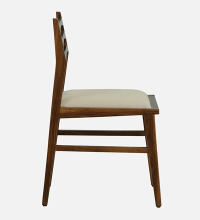 Classic Dining Set Sheesham Wood with Upholstered High Back Dining Chairs - Image 5