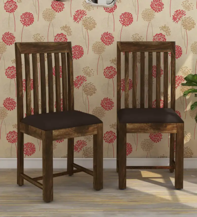 Seter Solid Sheesham Wood Dining Chiars (Set Of 2)