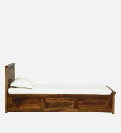 Affordable Sheesham Single Bed with Simple Design and Finish By Sarve Furniture - Image 7