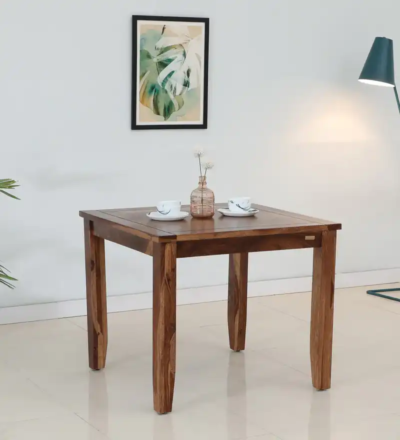 Large Family Dining Table with Thick Top and Durable Sheesham Wood Frame - Image 8