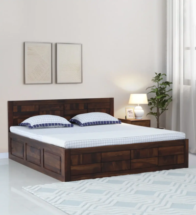 Wooden Bed for Home with Storage by Sarve Furniture