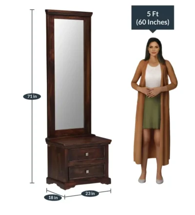 Custom Sheesham Wood Dressing Table For Bedroom By Sarve Furniture - Image 6